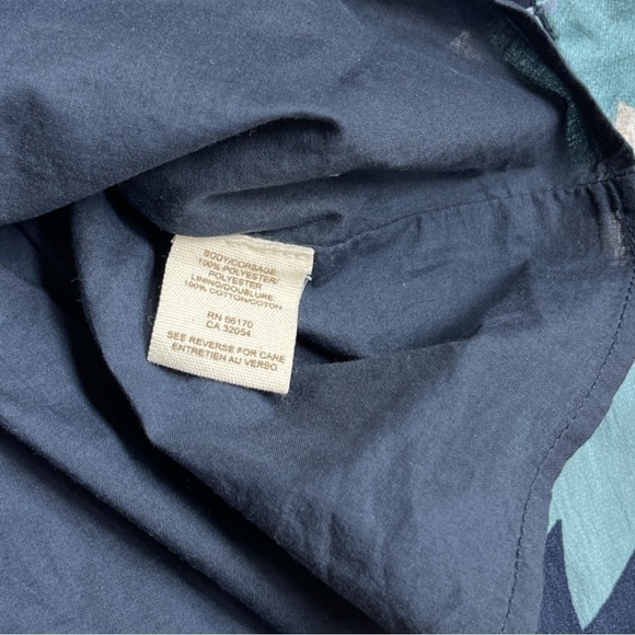 Free People Blue Floral Skater Mini Skirt XS Boho Festival - Picture 6 of 7